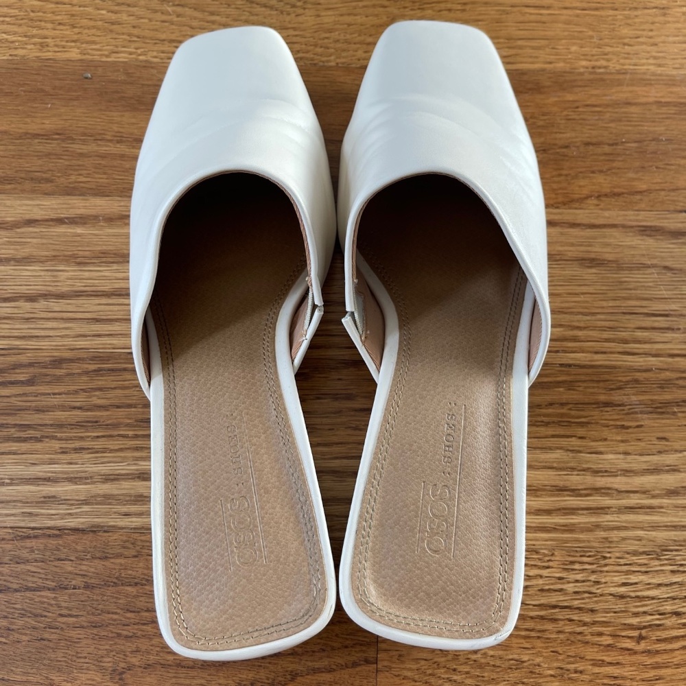 Heeled Mules, Size 9